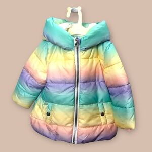 [KID] George Toddler Puffer Winter Jacket 12–18M | Multicolour | Cozy Warm Coat